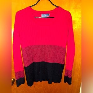 Karen Scott red sweater